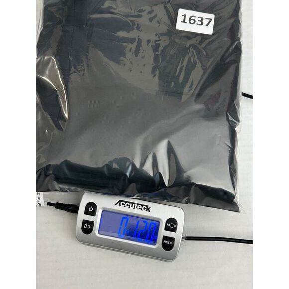 Pretty Little Thing Tall Black Cargo Pocket Detail Buckle Trouser SZ 14 Wide Leg - Picture 12 of 12